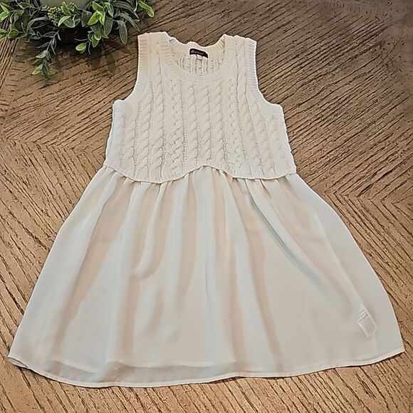 Ella Moss off cream color dress size 10 - Picture 1 of 7